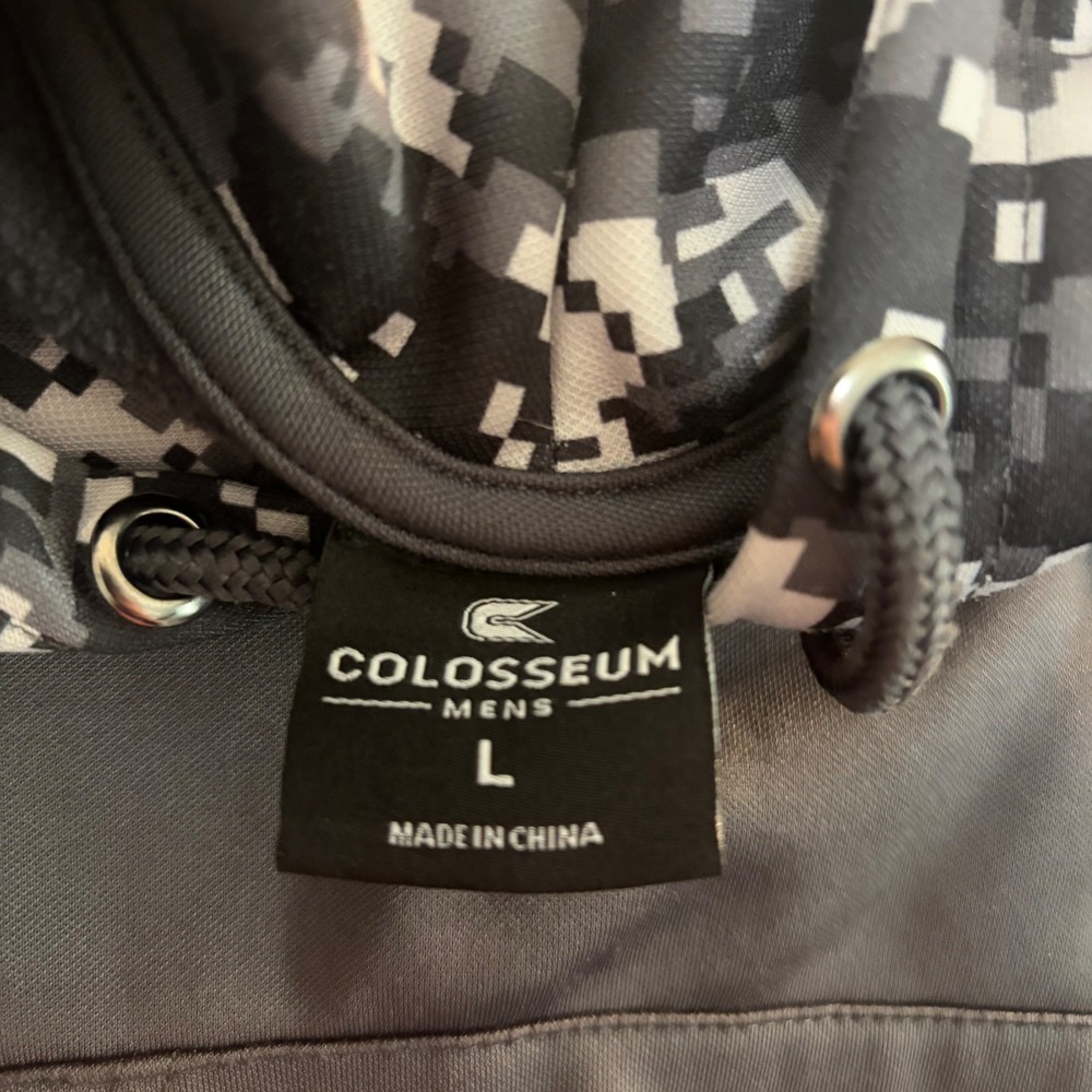 Colosseum Oregon Ducks Hoodie Mens Large Grey Digital Camo OHT Military Support - Picture 4 of 9